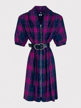 Vintage 2000's Cheap Monday Plaid Dress